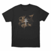 Battle Art Cross Unisex T Shirt Black