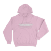 President Metal Logo Unisex Hoodie Pink